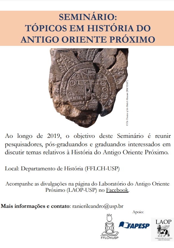 Seminário “Tópicos em História do Antigo Oriente”