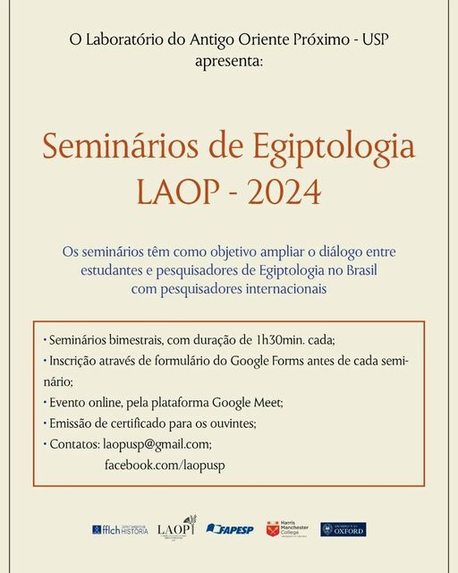 Seminários de Egiptologia LAOP - 2024